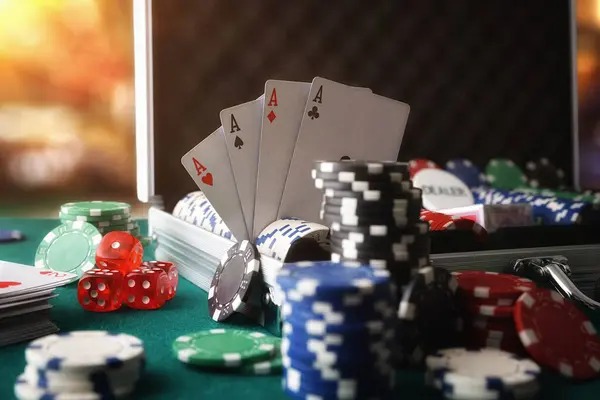 bolabet Boom City live dealer studio with multiple blackjack tables
